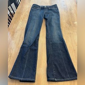 Paige Laurel Canyon low rise bootcut Flare jean size 28